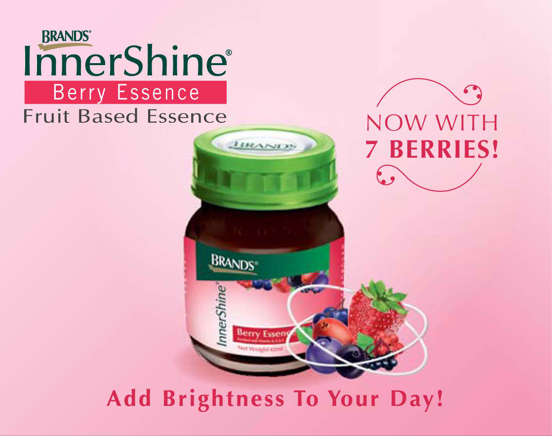 Eat, Work and Blog BRAND'S® InnerShine® Berry Essence Now with seven