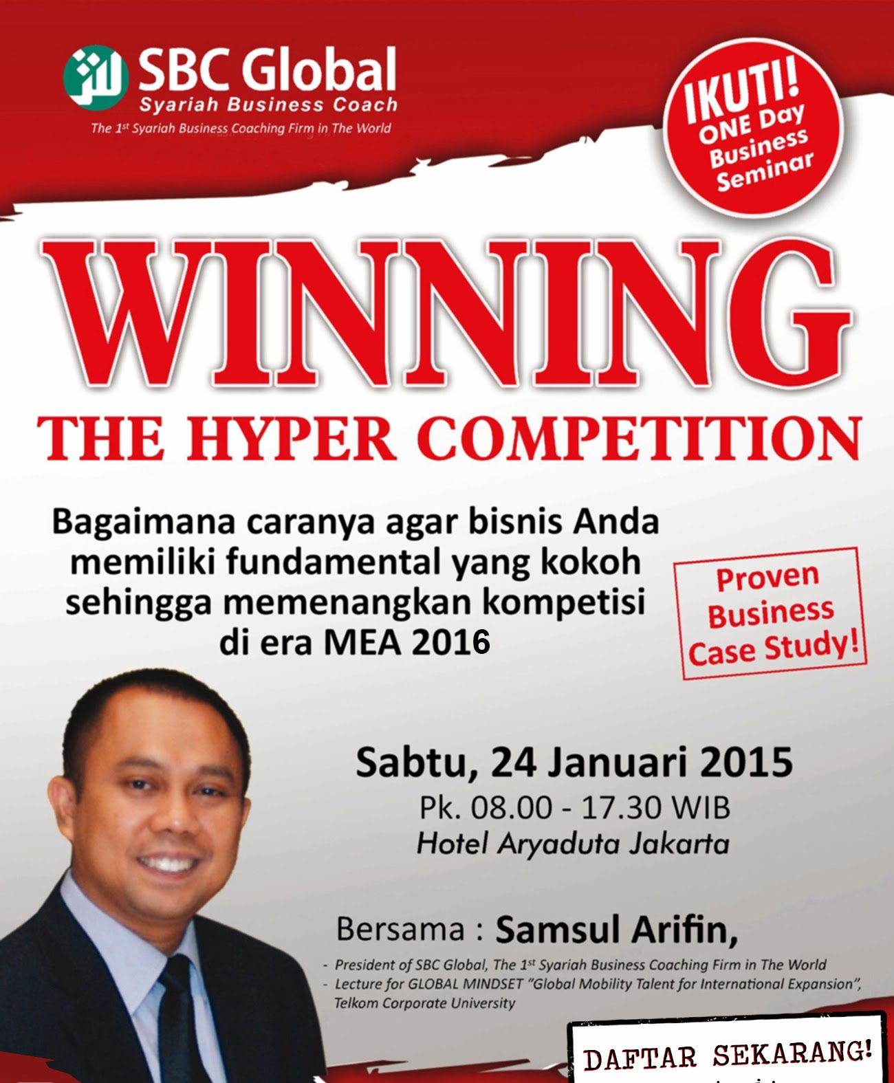 Jakarta Seminar Bisnis Winning Hyper Competition