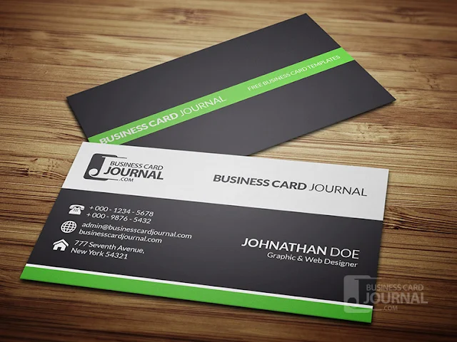 Clean & Professional Corporate Business Card Design