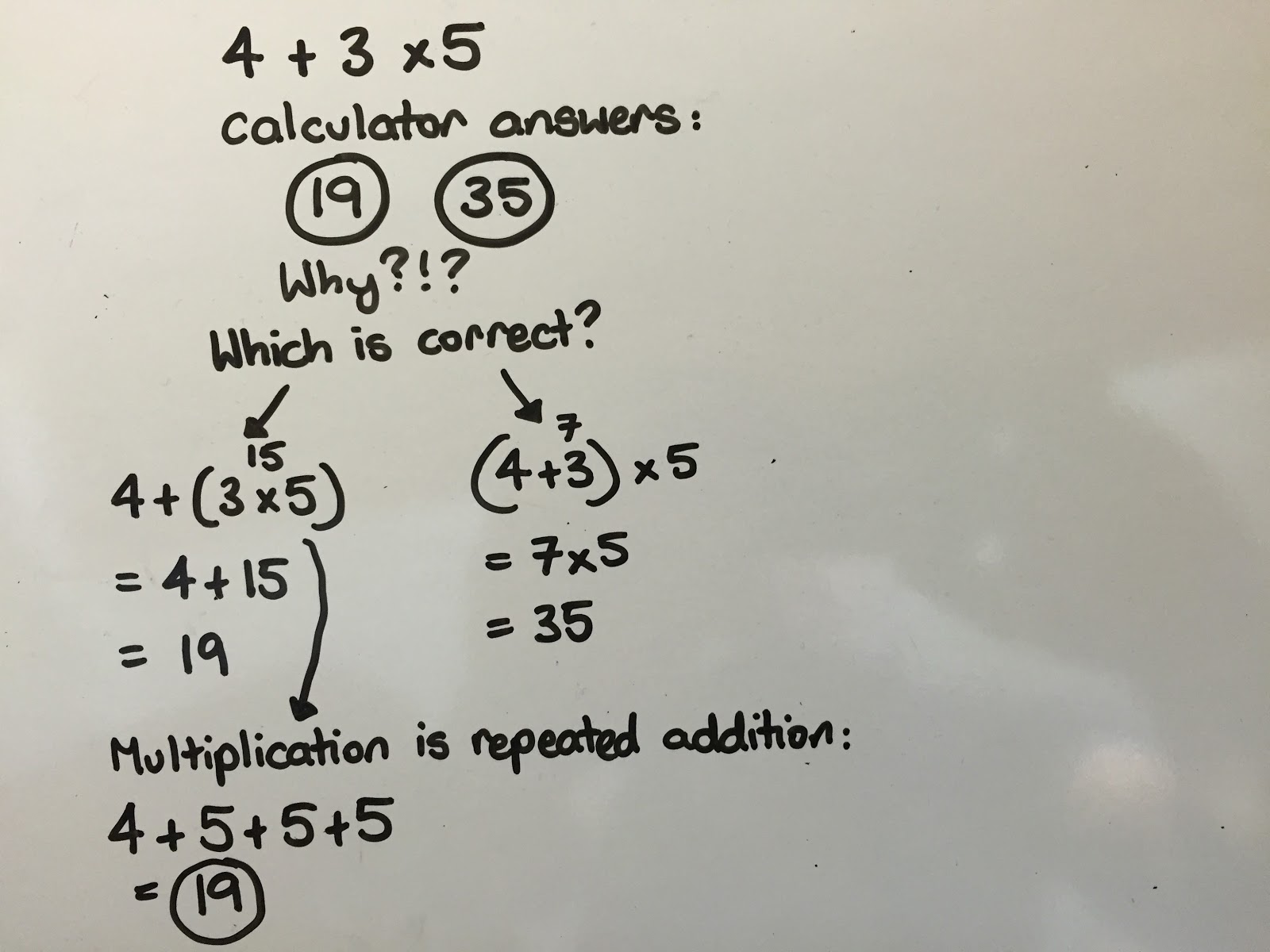 EnquiryBased Maths Why multiply before adding?