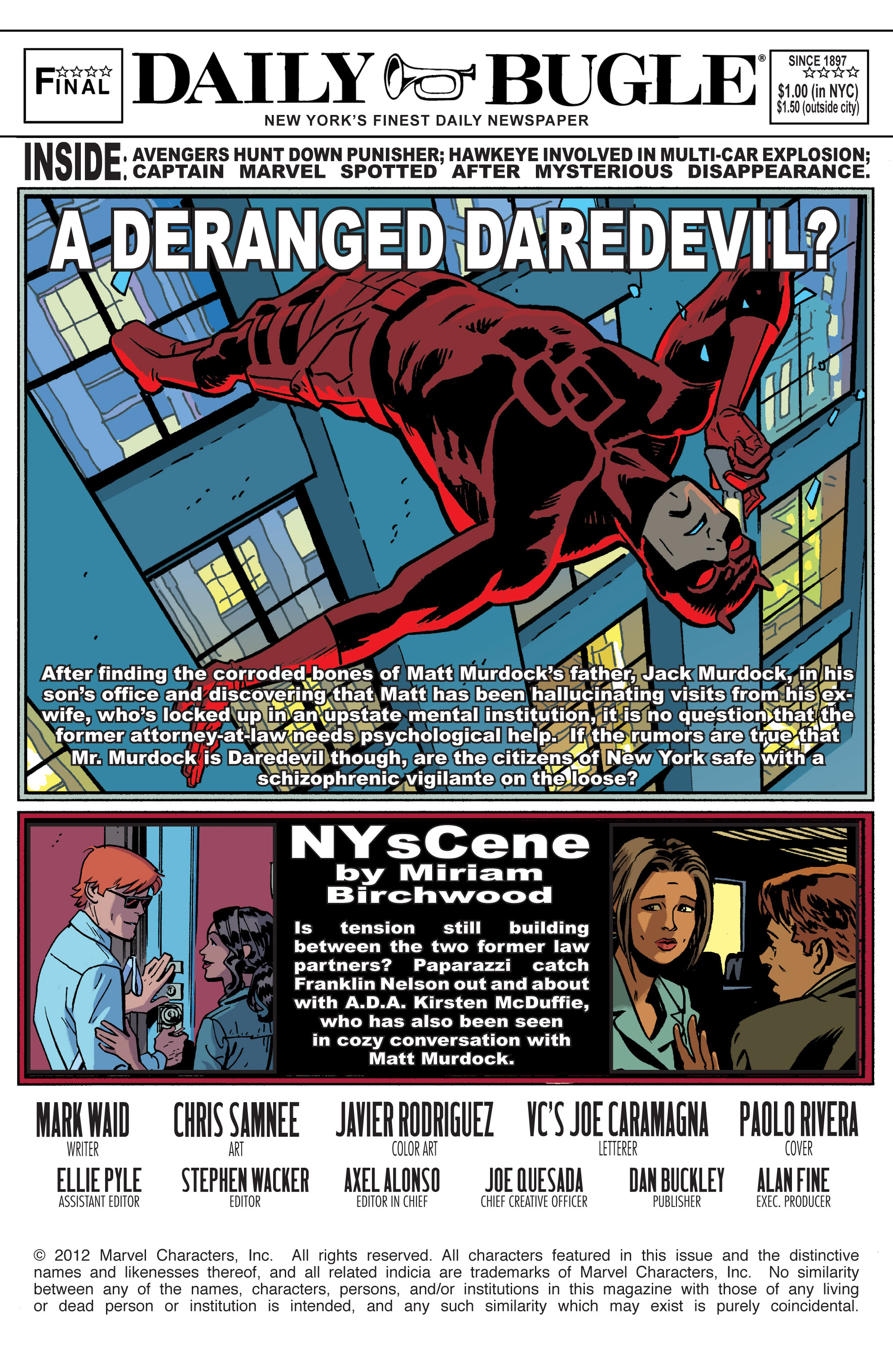 Read online Daredevil (2011) comic -  Issue #20 - 3