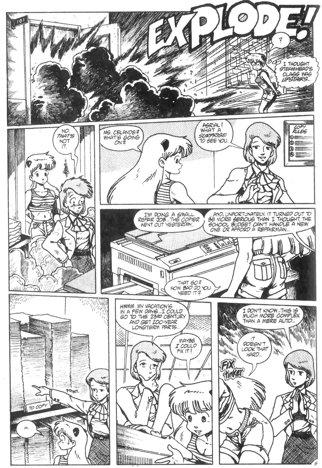 Read online Ninja High School (1986) comic -  Issue #21 - 6