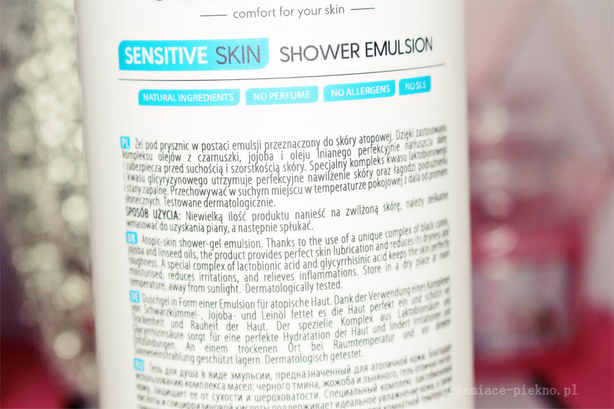 Emulsja do mycia ciała dla skóry wrażliwej i Atopowej Solverx Atopic Skin Shower Emulsion
