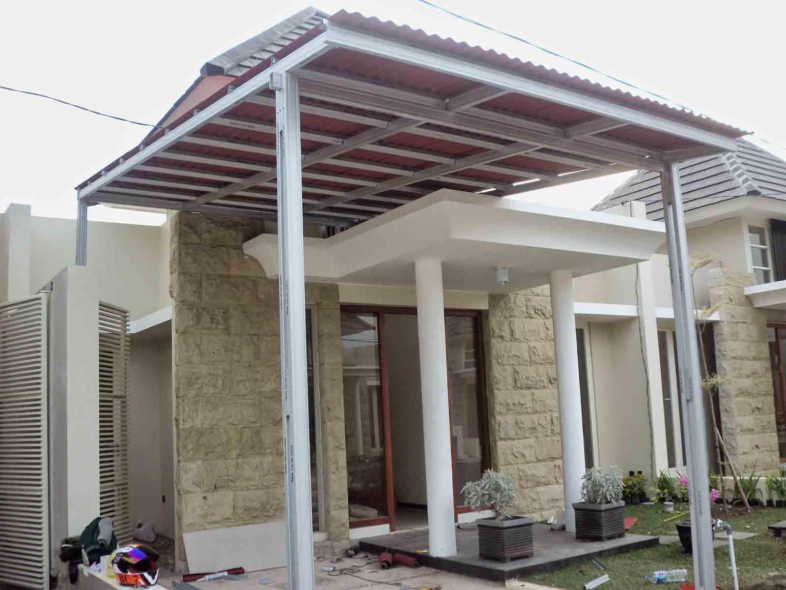 40 Gambar  Model Kanopi  Rumah Minimalis  Home Design Interior