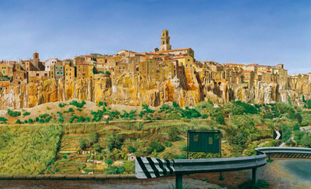 Maremma, Pittigliano medieval town in italy