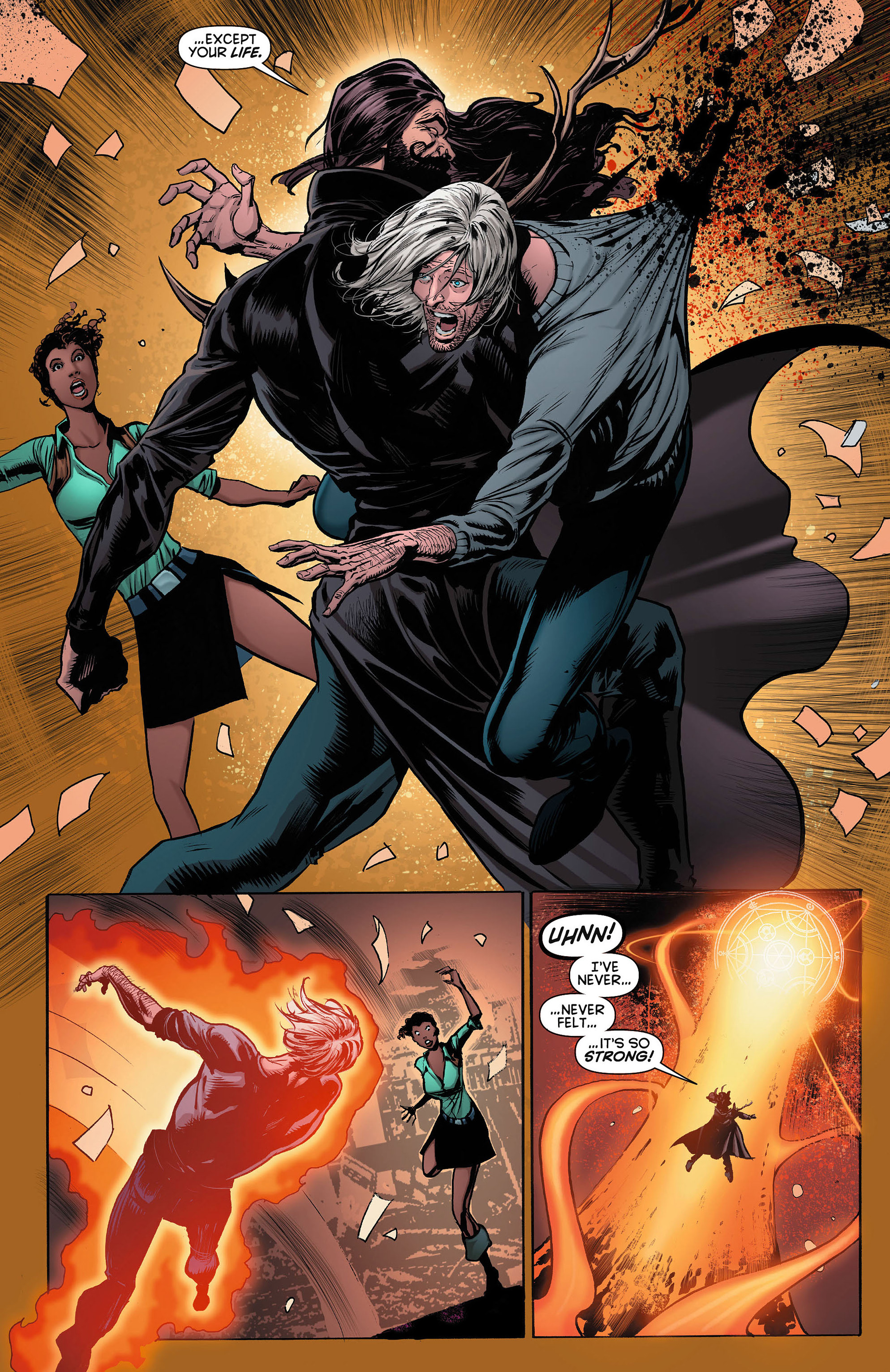 Read online Resurrection Man (2011) comic -  Issue #8 - 16