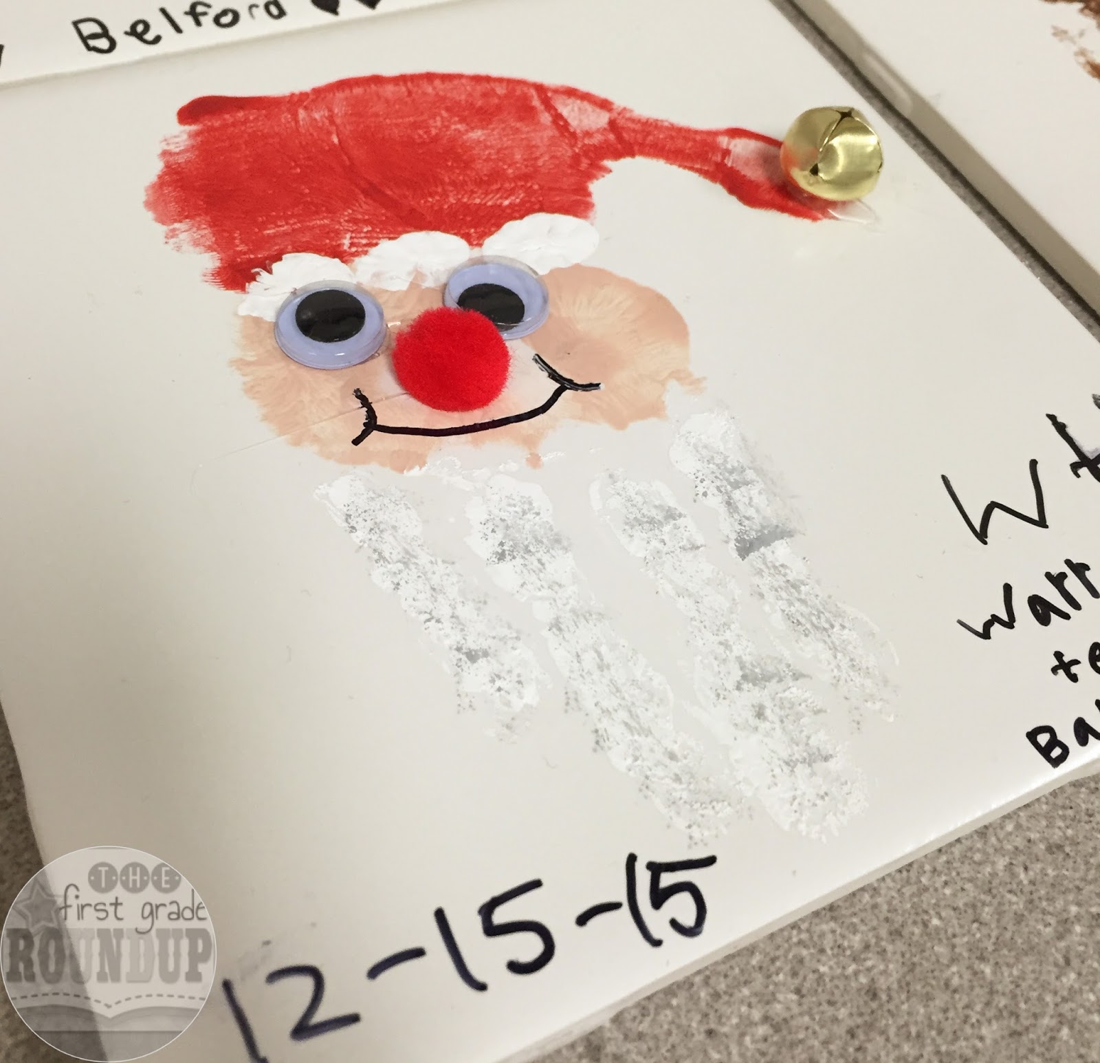 3 meaningful christmas crafts to make for gifts for parents - The First  Grade Roundup, image size:1600x1545