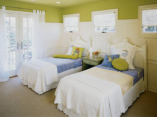 Green Lime Bedroom Wall