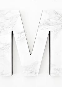 DIY Marble Monogram