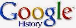 Logotipo do Google History. Entenda o que é esse recurso.