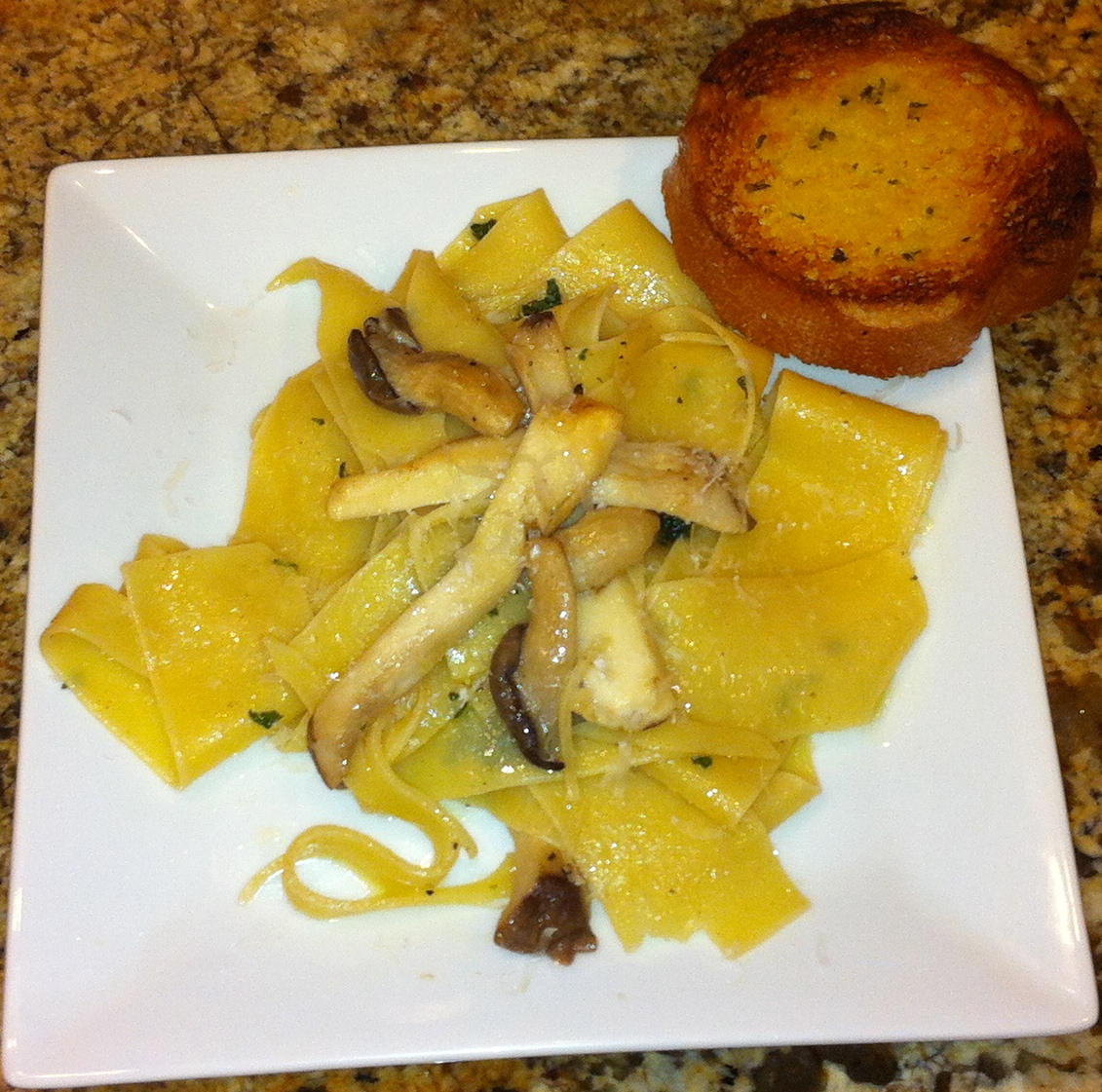 GREAT EATS HAWAII PAPPARDELLE WITH MUSHROOMS AND BUTTER SAGE SAUCE
