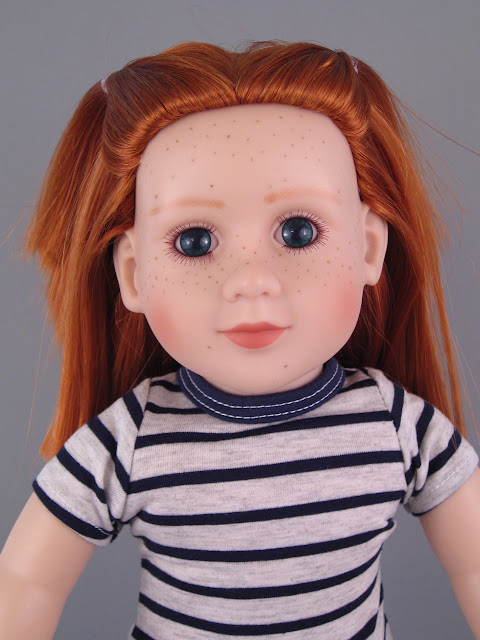 Dolls wig short Flexion Des Baby Style Strawberry blonde or Carrot Emily 