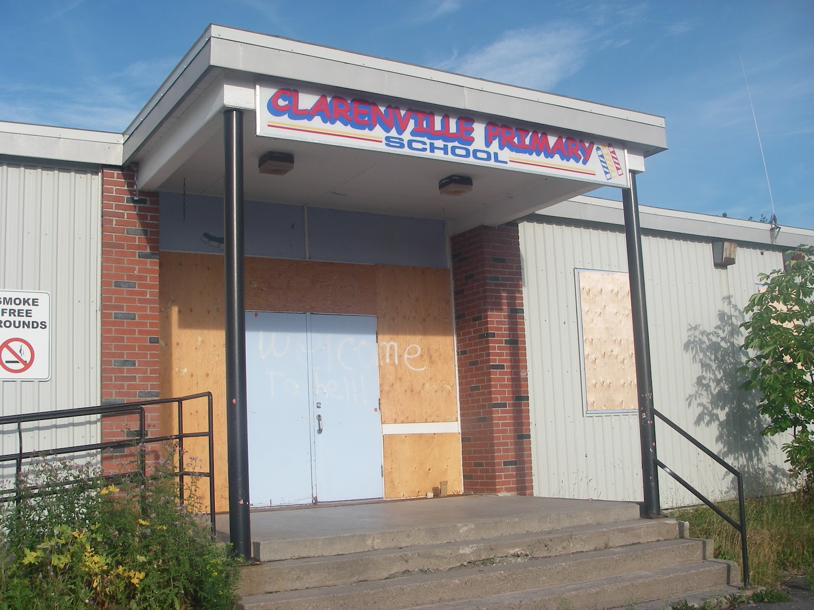 to Hell or Opportunity Knocking The former Clarenville Primary School