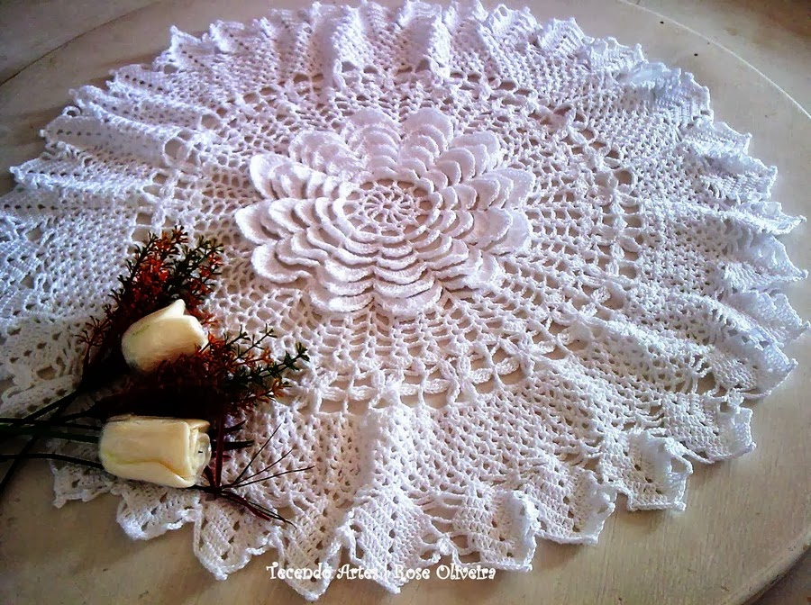 Crochet Knitting Handicraft napkin