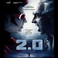 Robot 2.0' (2017) Telugu Movie Audio song CD Cover Robot 2.0' Songs Free Download, Rajinikanth Robot 2.0' Songs, Robot 2.0' 2017 Mp3 Songs, Robot 2.0' Audio Songs 2017, Robot 2.0' movie songs Download