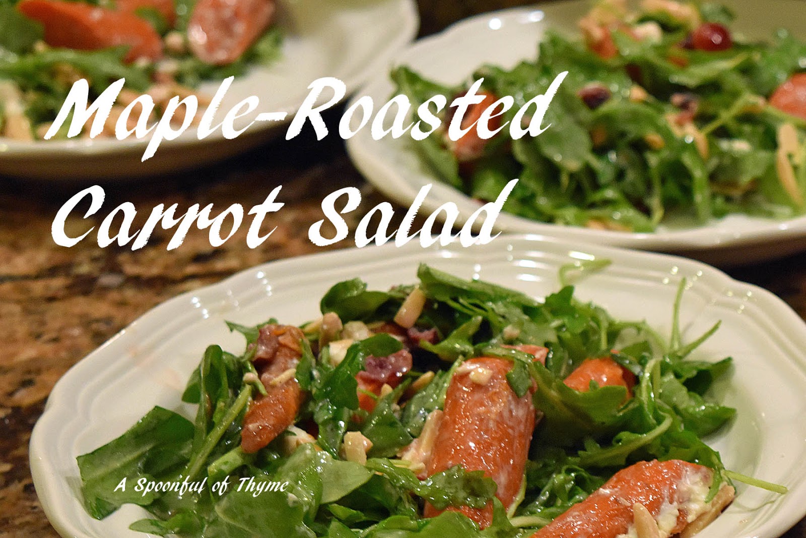 MapleRoasted Carrot Salad