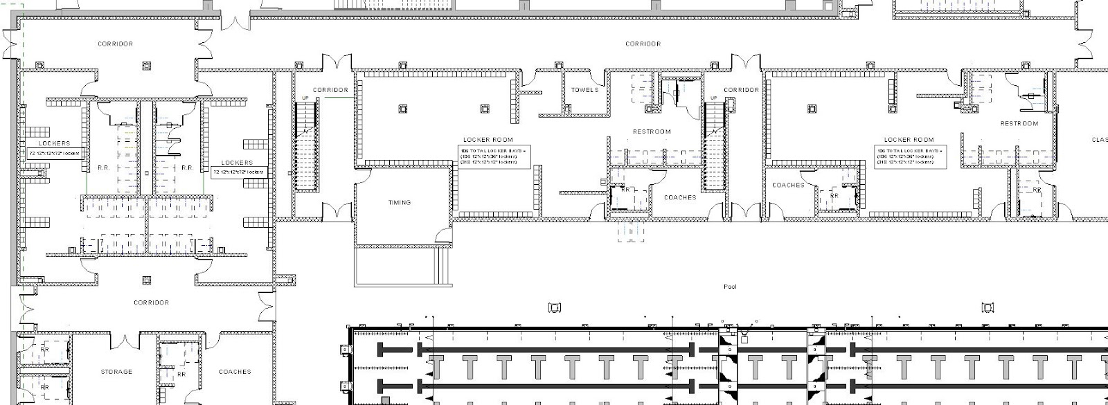 Lake Central High School Room Concepts: Pool