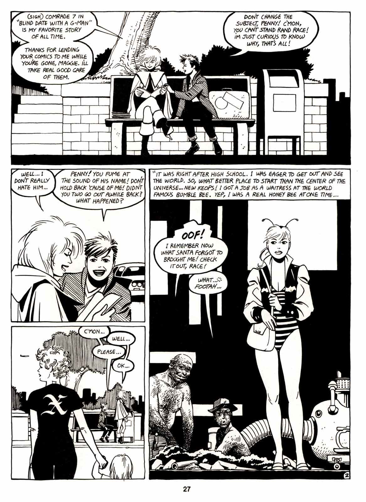 Read online Love and Rockets (1982) comic -  Issue #6 - 29