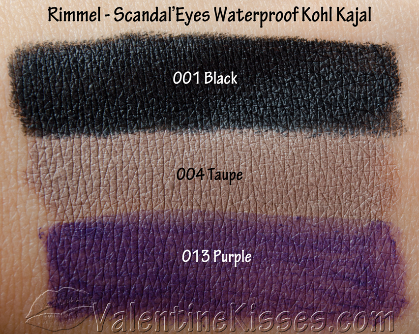 Valentine Kisses Rimmel ScandalEyes Waterproof Kohl Kajal Eyeliner in