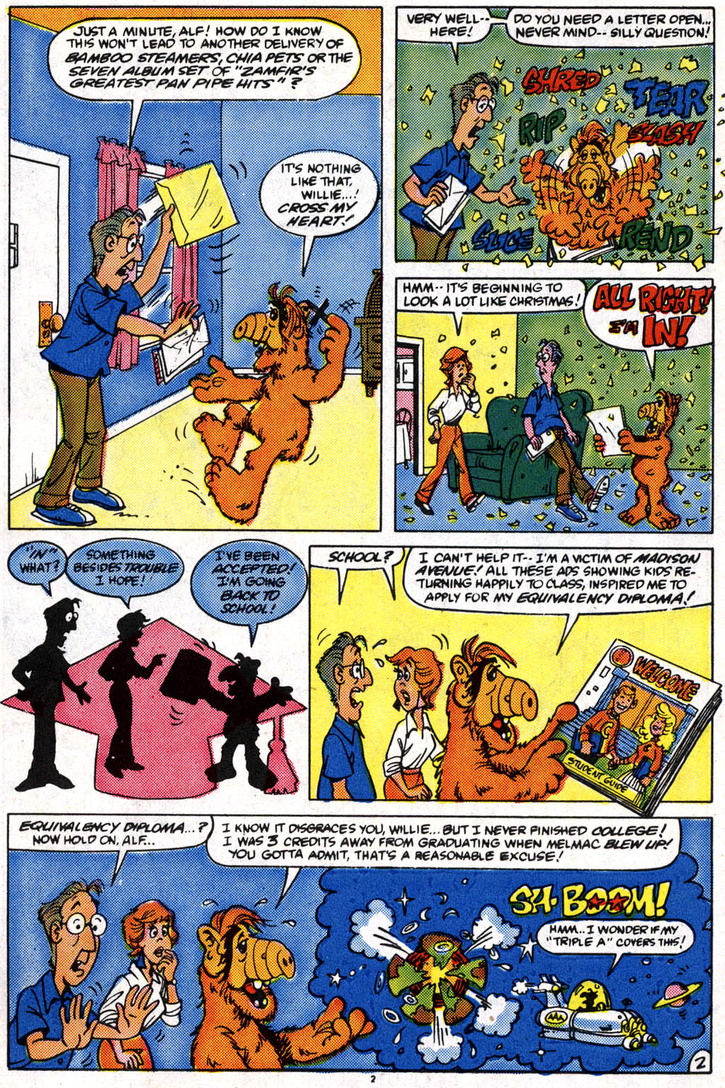 Read online ALF comic -  Issue #10 - 3