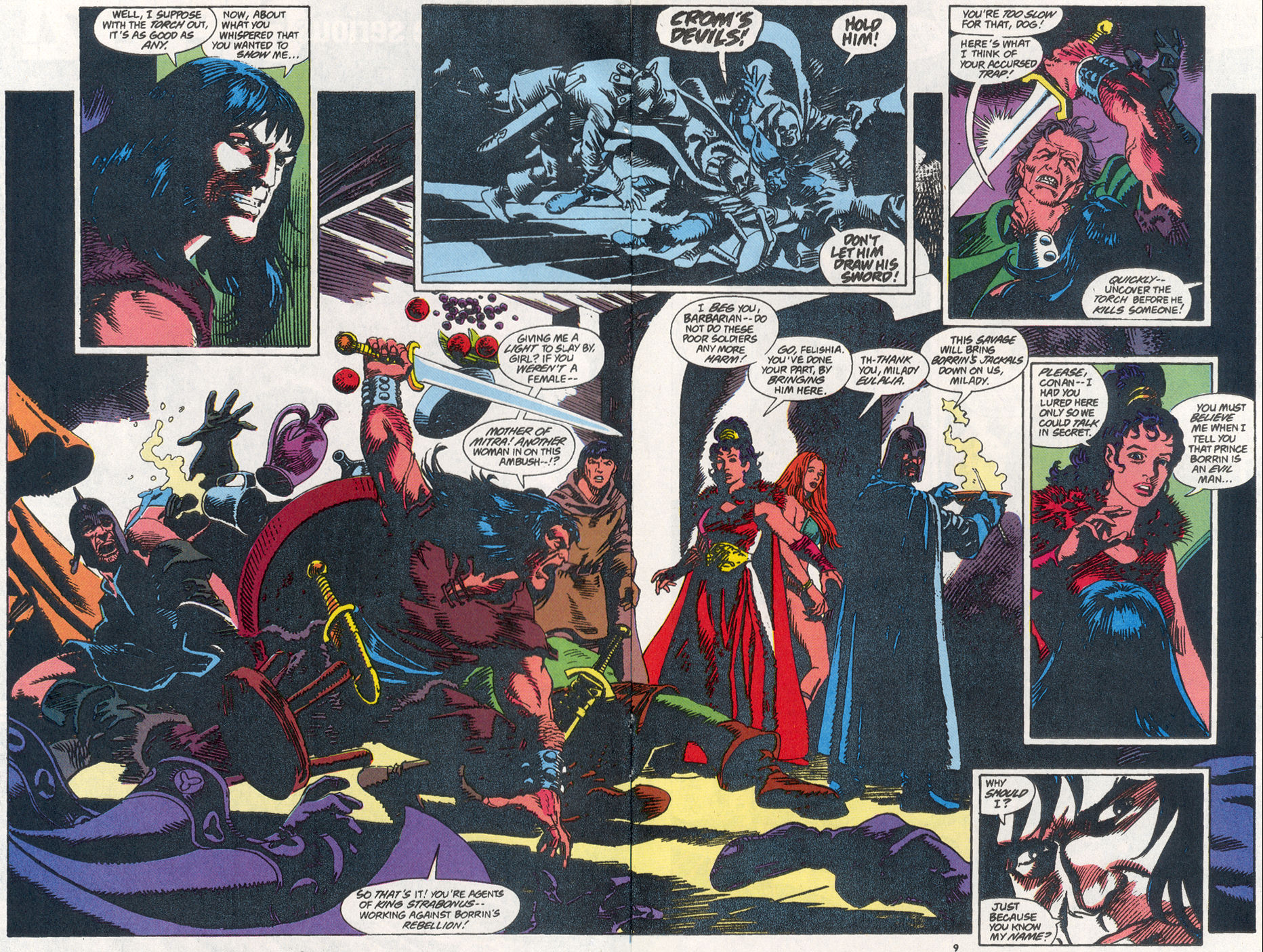 Read online Conan the Barbarian (1970) comic -  Issue #267 - 7