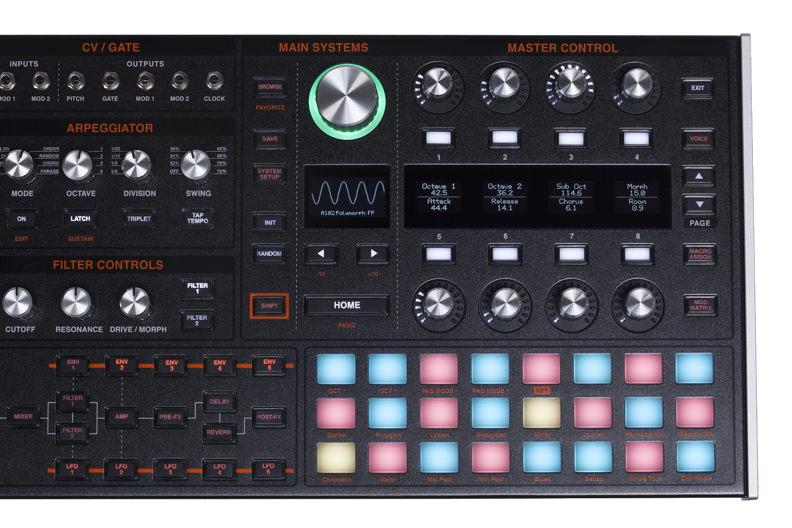 MATRIXSYNTH New ASM HydraSynth 8 Voice Digital WaveMorphing Hardware