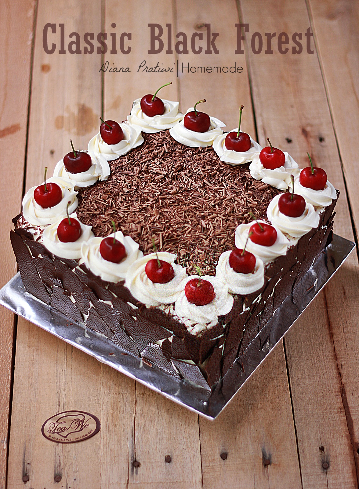 to Teawe's blog Classic Black Forest Cake