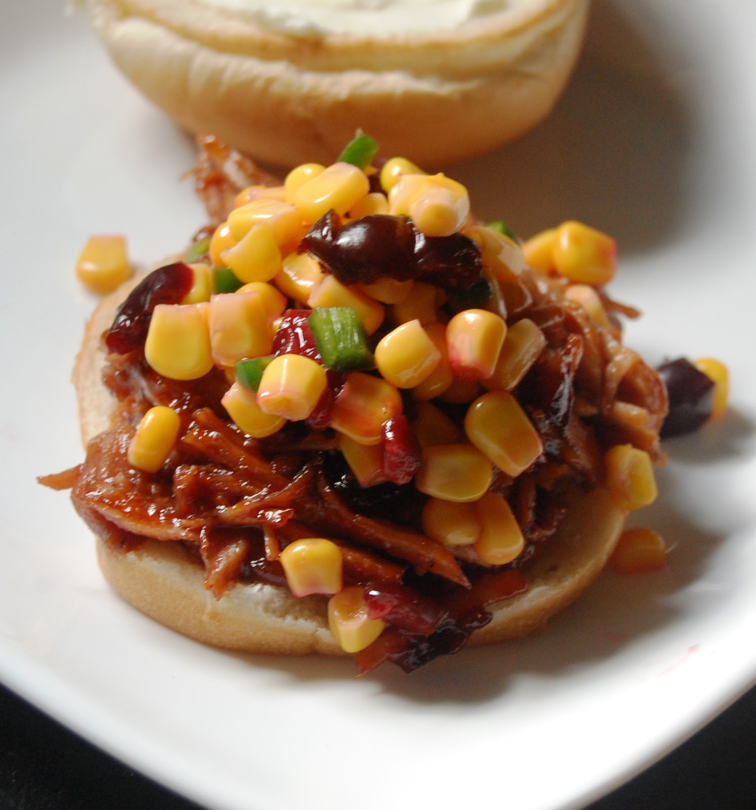 Cassie Craves Chipotle Cherry BBQ Pulled Pork Sandwiches with Cherry