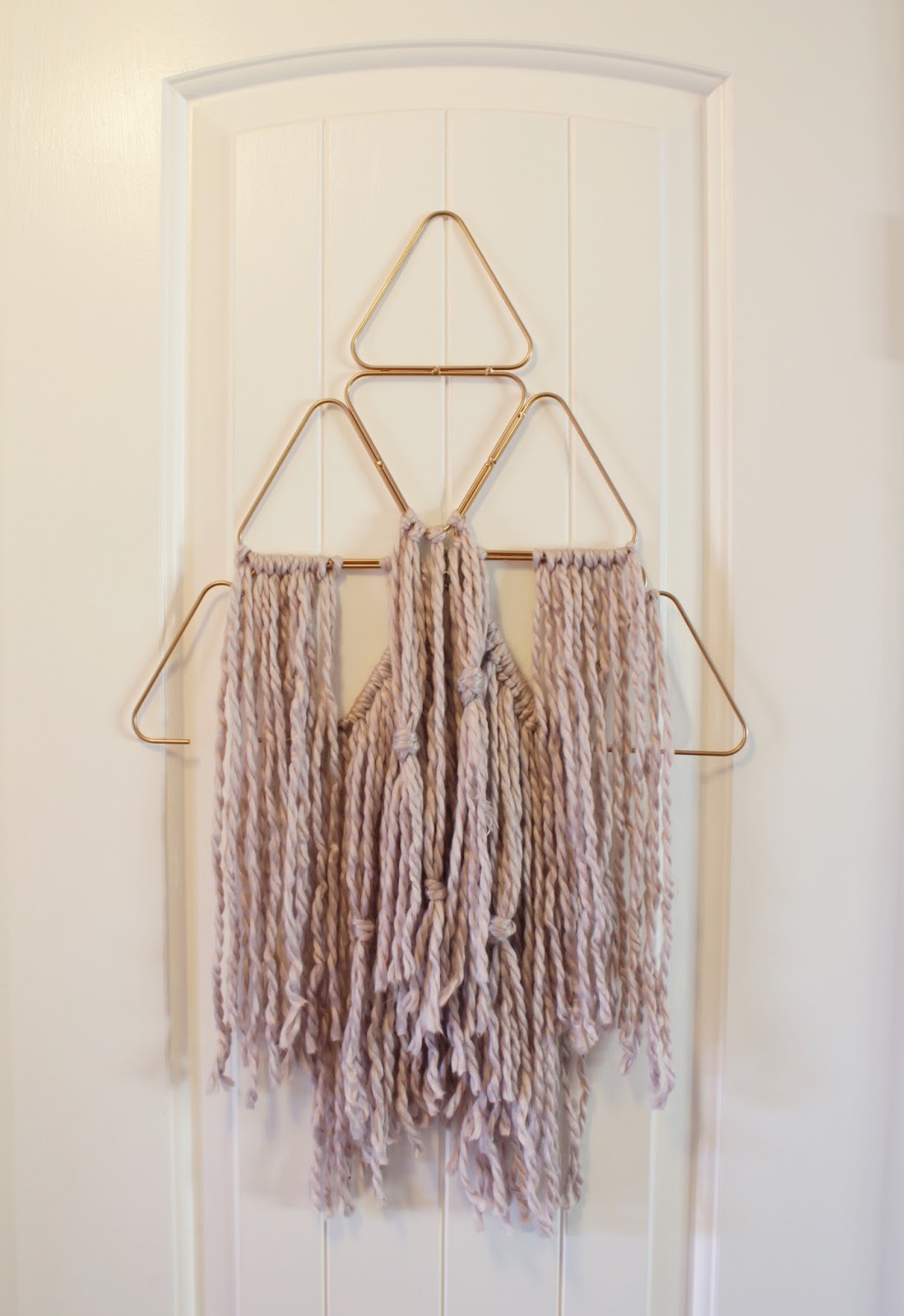 House Homemade How to make a wall hanging