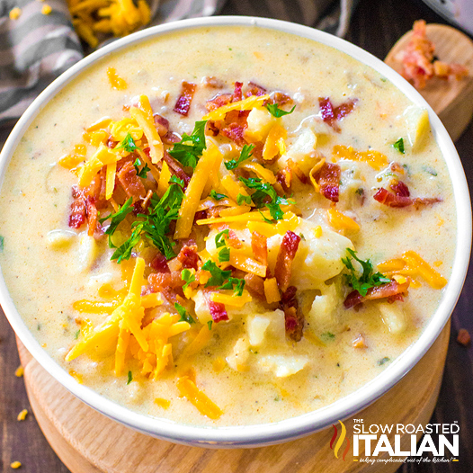 The Slow Roasted Italian Printable Recipes Slow Cooker Potato Soup