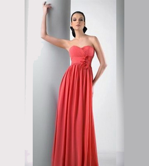 Wedding Dress: Long Bright Pink Bridesmaid Dress Designs