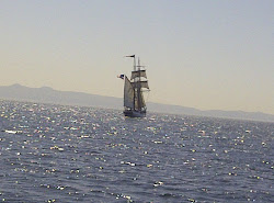 Closing in on the Exy Johnson Tall Ship