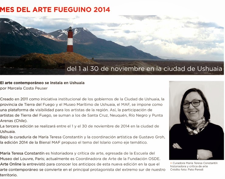 PROPUESTAS un programa para el fin de semana: Mes del Arte Fueguino