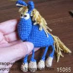  patron gratis caballo amigurumi, free pattern amigurumi horse 