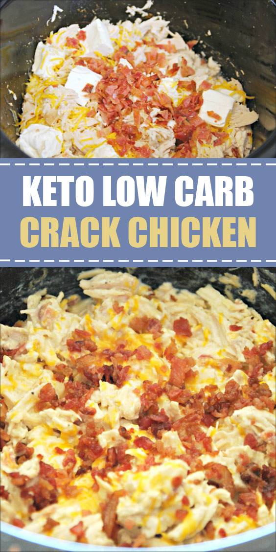 Keto Low Carb Crack Chicken ketorecipes lowcarbrecipes dietfood