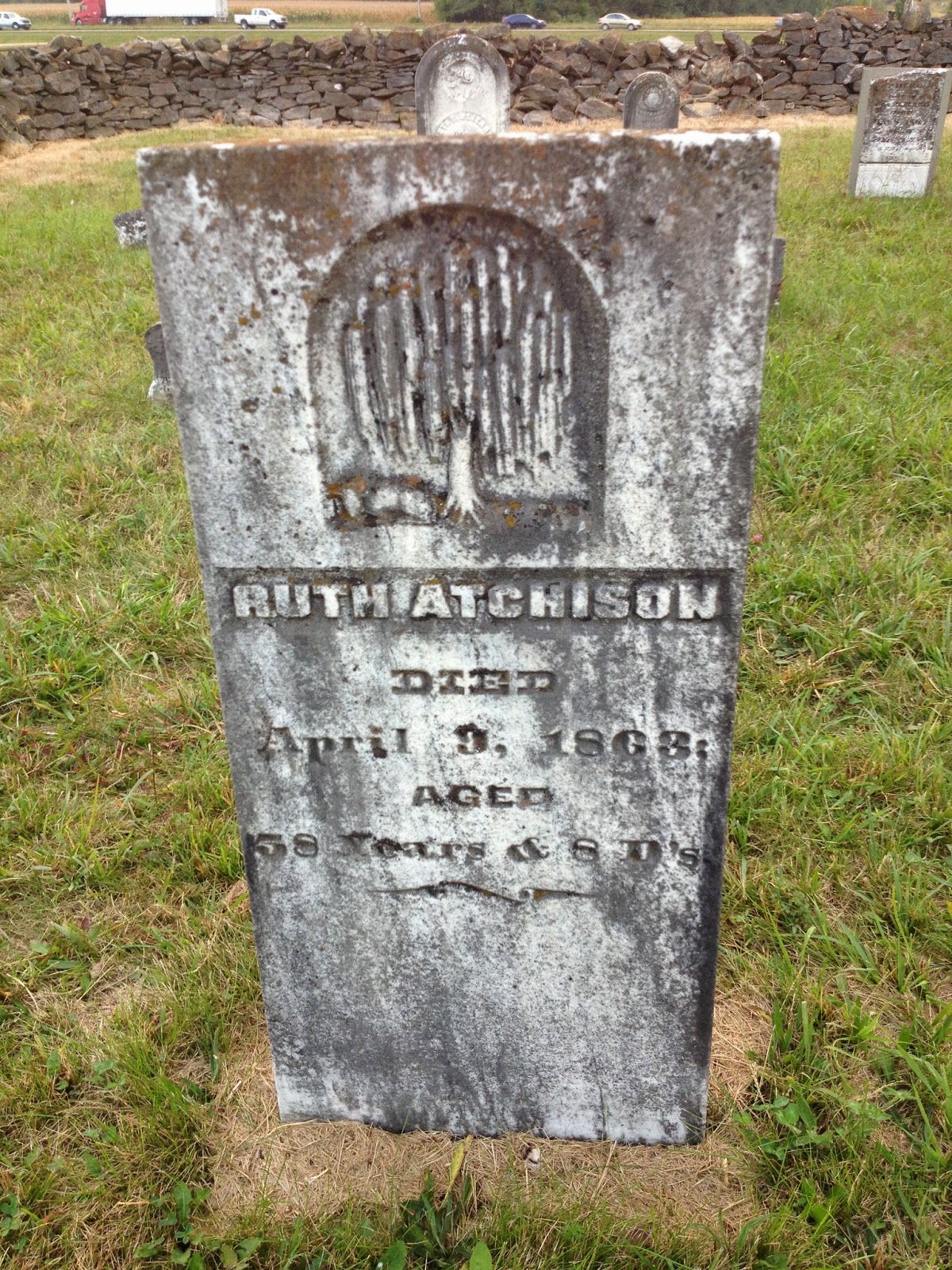 Eerie Indiana Abandoned Cemetery at INAAP, Charlestown, Indiana