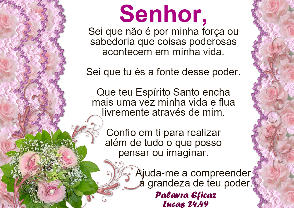 Oração Do Meio Dia Para O Amor Desfrute do poder da oração-Lucas 24.49