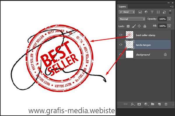 Cara Gabungkan Tanda Tangan Dan Stempel Di Photoshop Grafis Media