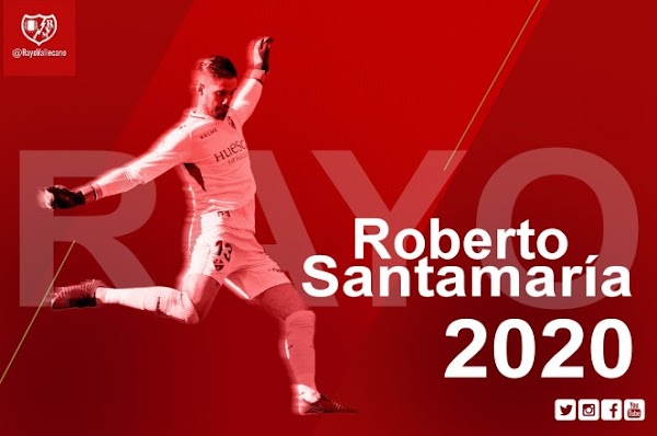 Oficial: El Rayo Vallecano ficha a Roberto Santamaría