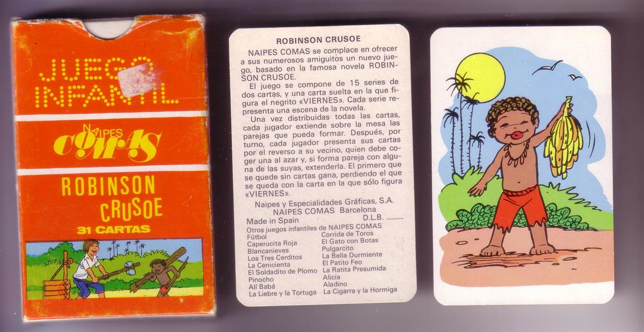 Barajas y Naipes: Robinson Crusoe