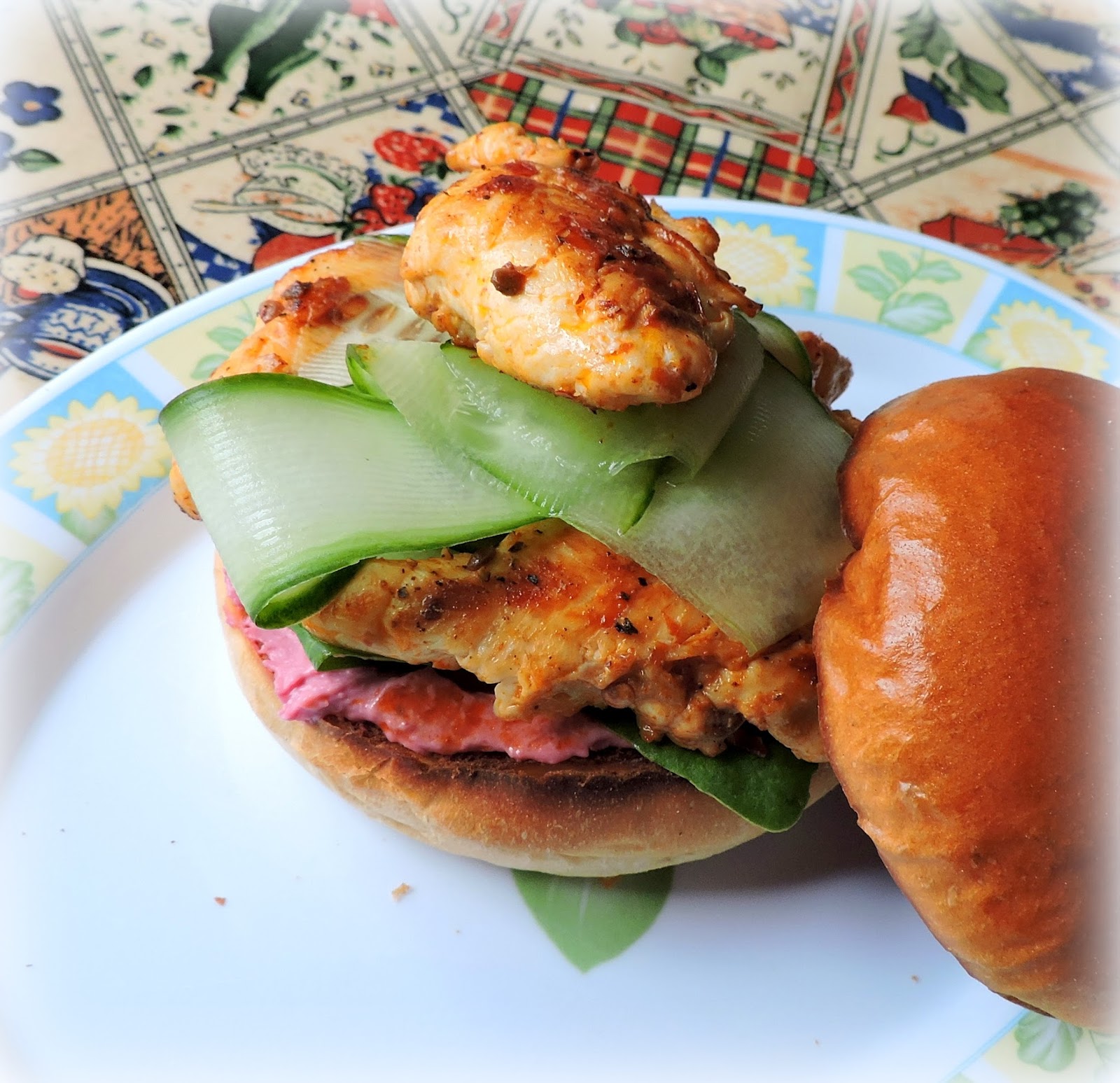 The English Kitchen Spicy Chicken Burgers