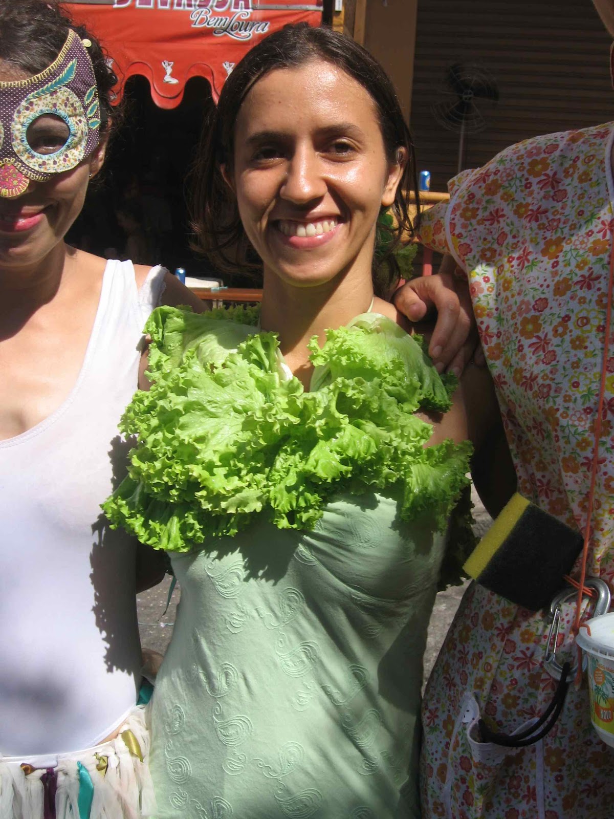 weird vegetables Lettuce Dressing For Carnaval!