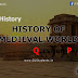 BA History - History of Medieval World - Previous Question Papers