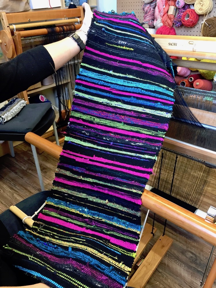 I seam to think sew... Saori Weaving in San Diego
