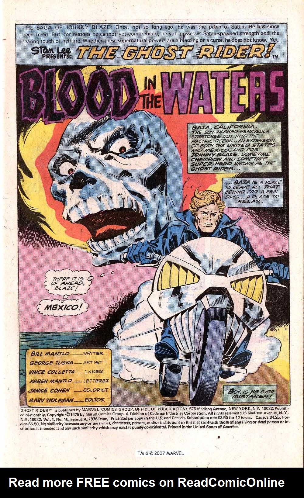 Read online Ghost Rider (1973) comic -  Issue #16 - 3