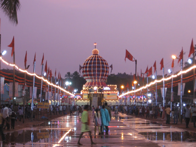 Temple Chariot (Brahma Ratha) electrified