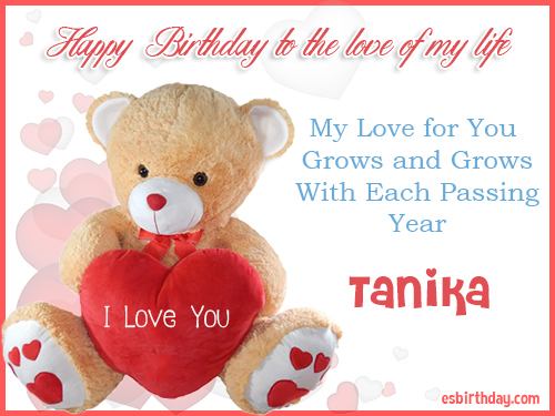 Image result for Happy Birthday Tanika logo name gif