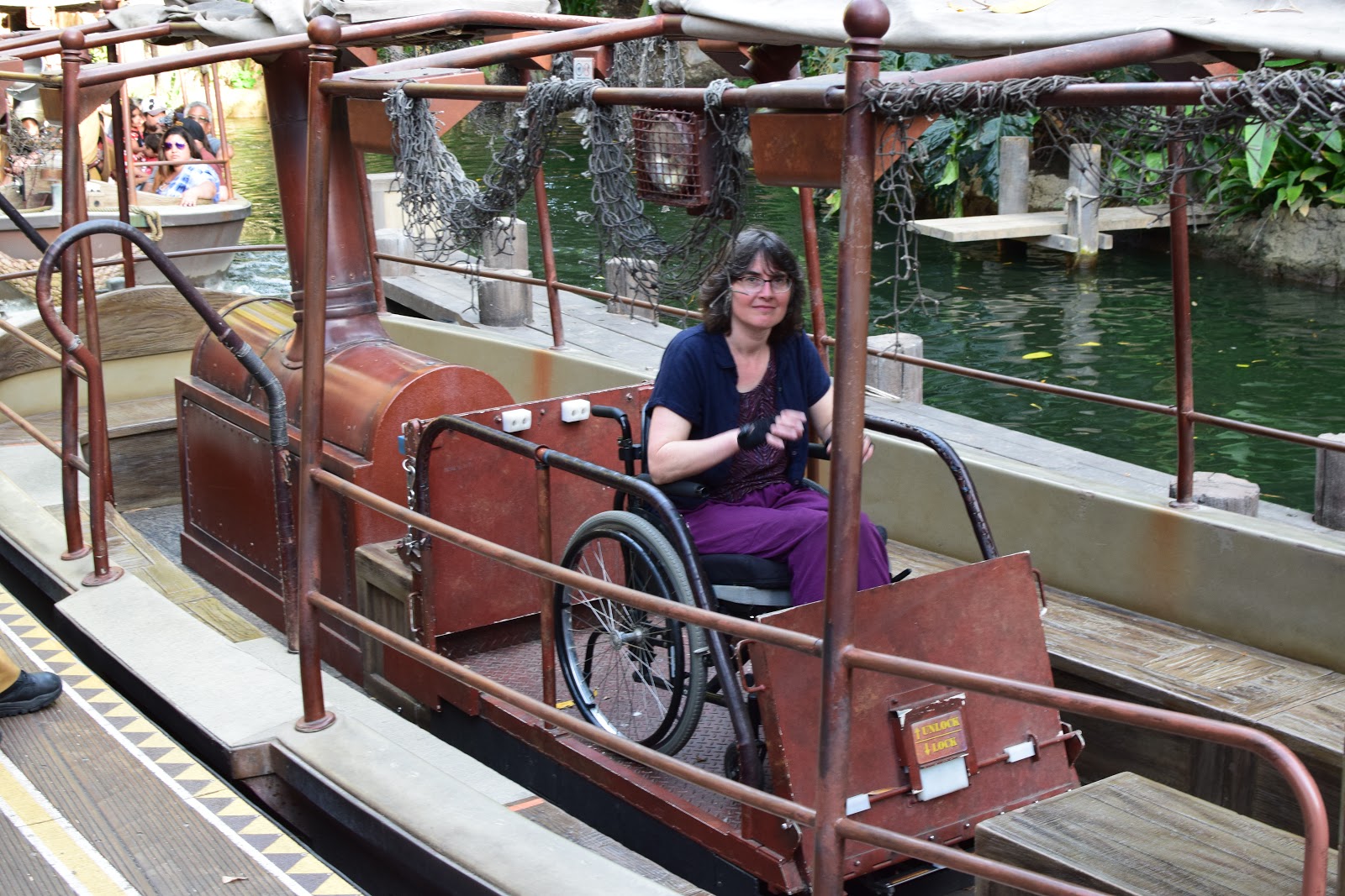Wheelchair Wandering Disneyland with a Wheelchair
