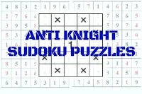 Anti Knight Sudoku Puzzles