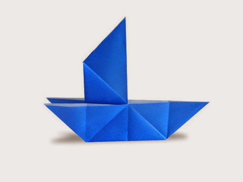 Hướng dẫn cách gấp Thuyền buồm bằng giấy đơn giản - Xếp hình Origami với Video clip - How to make a Tricky Boat